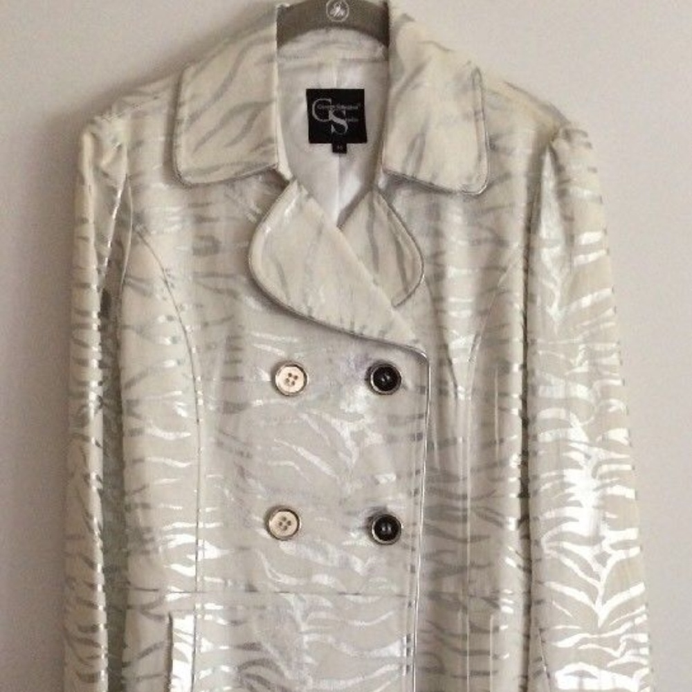 George Simonton Studio Animal Print COAT MEDIUM
